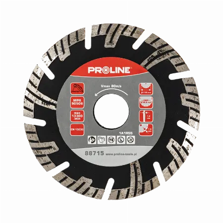 Disc diamantat segmentat turbo-t Proline 88715, 115 mm