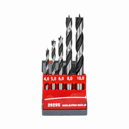 Set burghie pentru lemn 4-10 mm, 5 piese