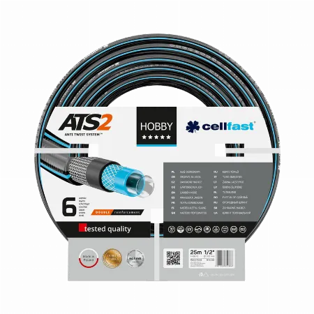 Furtun de gradina antirasucire Hobby ATS 1/2" 25 m Cellfast CF16200R