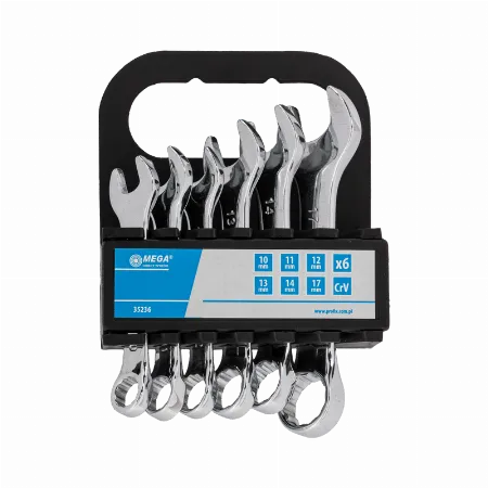 Set chei combinate scurte CrV 10-17 mm, 6 piese