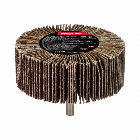 Perie abraziva lamelara cu tija 80x30 mm granulatie 60 Proline 44842