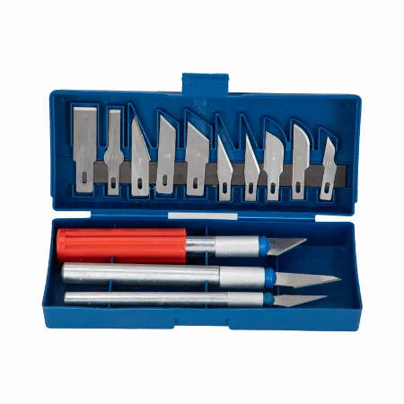 Set cutite hobby cu lame interschimbabile Mega 30216, 16 piese