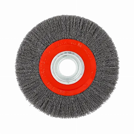 Perie circulara din sarma de otel ondulata cu orificiu 22 mm, 200 mm Proline 32549
