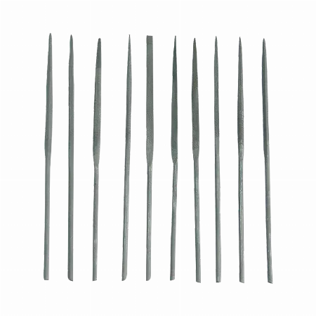Set pile de precizie 140 mm, 10 piese, Mega 32010