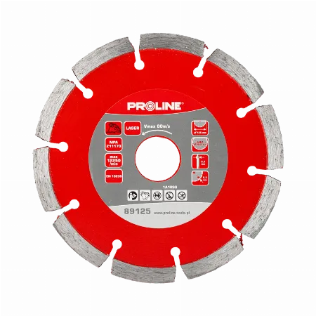Disc diamantat segmentat laser universal Proline 125 mm / 22,2 mm