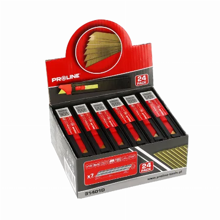 Lame cutter segmentate Proline 31401D, 18 mm, SK5 cu acoperire de titan, set 10 bucati