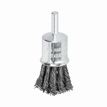 Perie din sarma rasucita tip pensula cu tija, 22 mm