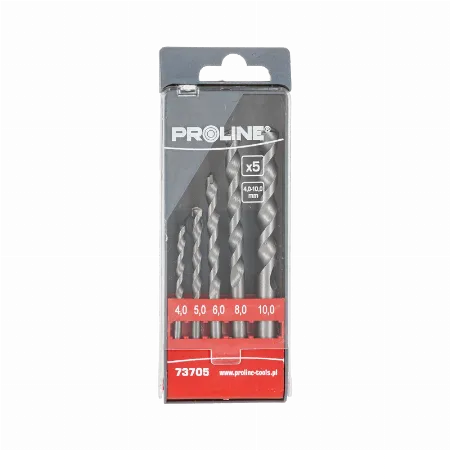Set burghie pentru beton 4-10 mm, 5 piese Proline 73705