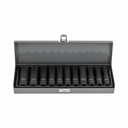 Set tubulare de impact lungi 1/2 inch, 10-24 mm, 11 piese