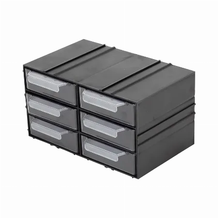 Dulap plastic modular cu 6 sertare, 230 x 140 x 125 mm