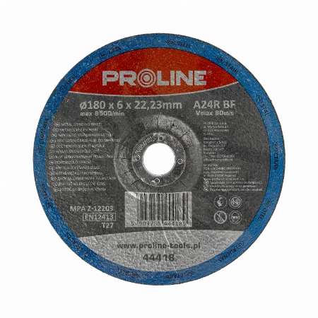 Disc de slefuire depresat 180x6,0 mm A24R