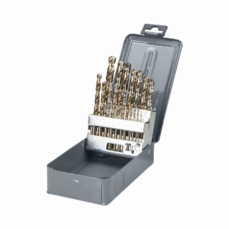 Set burghie metal HSS-Co 135° in cutie 1-10 mm - 19 piese