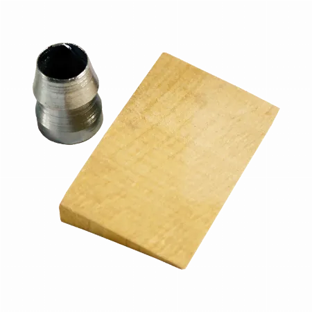 Set inel metalic 12 mm si pana din lemn