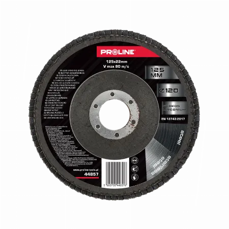 Disc abraziv lamelar cu zirconiu 125 mm, granulatie 120 Proline 44857