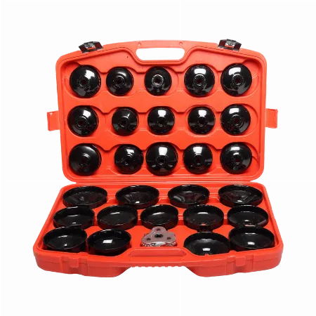 Trusa chei tubulare pentru filtre de ulei cu adaptor - 30 piese
