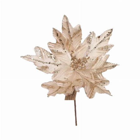 Floare decorativa de Craciun 28 cm