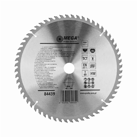 Disc circular pentru lemn, MDF si laminat 300 x 30 mm, 60 dinti