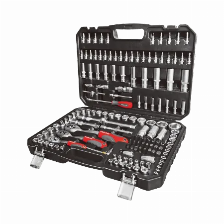 Trusa chei tubulare 150 piese 1/4" 3/8" 1/2" CrV Proline