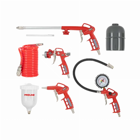 Trusa Pistoale Pneumatice si Furtun - 5P.