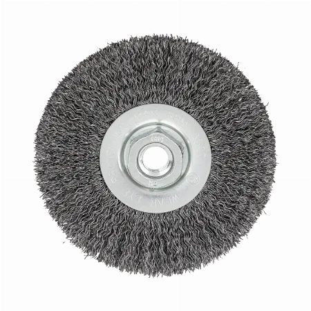 Perie circulara din sarma ondulata cu filet M14, 115 mm