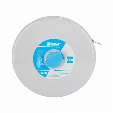 Ruleta lunga Mega 20315 50 m cu banda din fibra de sticla