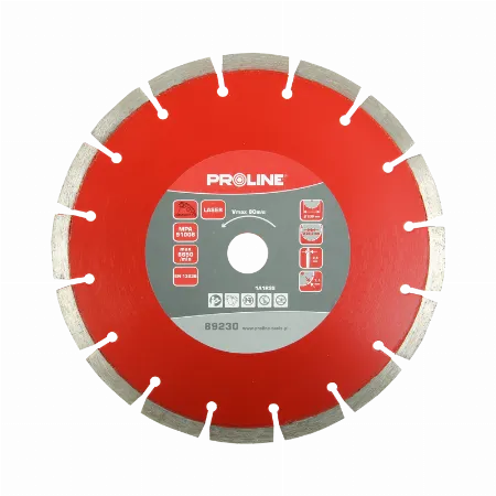 Disc diamantat segmentat laser universal Proline 230 mm / 22,2 mm