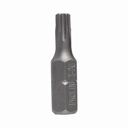 Bit Torx Security T30 25 mm cu orificiu, 1/4 cala, set 10 sztuk