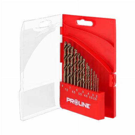Set burghie metal HSS-Co 135° 2-8 mm, 13 bucati