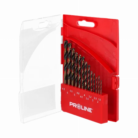 Set burghie metal HSS 135°, 1.5-6.5 mm, 13 piese