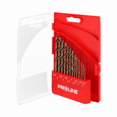 Set burghie metal HSS-Co 135° 1.5-6.5 mm - 13 buc