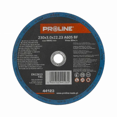 Disc de taiere metal 230x3.0x22 mm Proline 44123