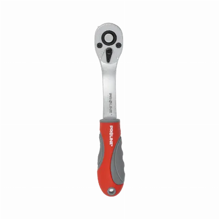 Clichet reversibil 72 dinti cu maner cauciuc 1/4"