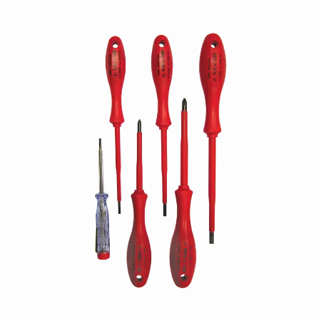 Set surubelnite izolate PVC plate si PZ + tester - 6 buc.