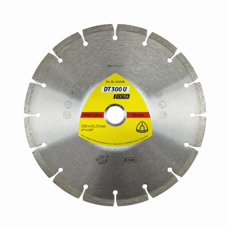 Disc diamantat segmentat 125 x 1.6 x 22.2 mm Klingspor DT300U KL325346
