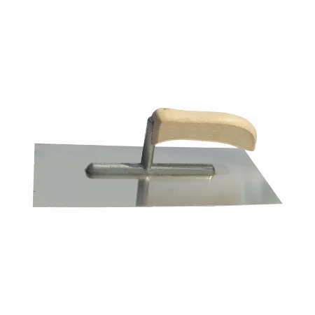 Gletiera inox cu maner din lemn