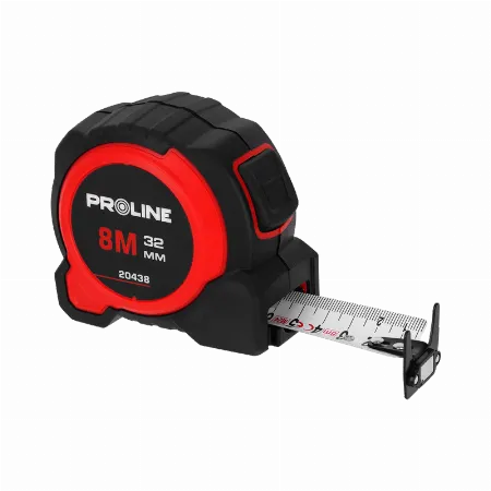 Ruleta magnetica bilaterala cu autostop 8 m x 32 mm Proline 20438