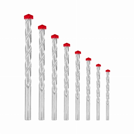 Set burghie pentru beton 8 buc. (3-10 mm) in etui Mega 16528