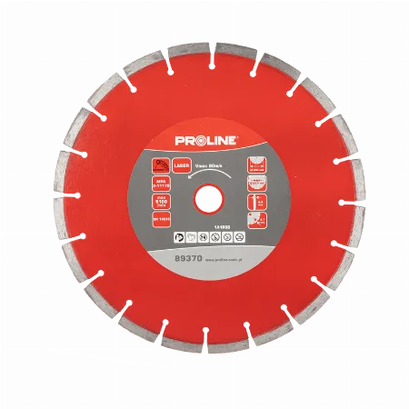 Disc diamantat segmentat laser pentru beton armat 300 mm / 25.4 mm Proline 89370