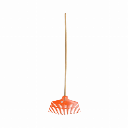 Grebla plastic cu maner din lemn 120 cm, 23 dinti