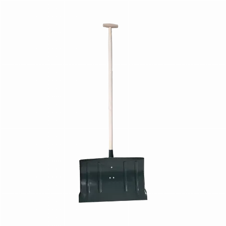 Lopata metalica pentru zapada cu maner lemn 480x310 mm