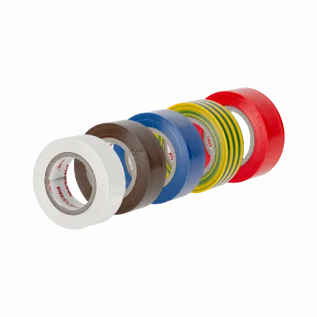 Set 5 benzi izolatoare multicolor Proline 19 mm x 0.13 mm x 10 m