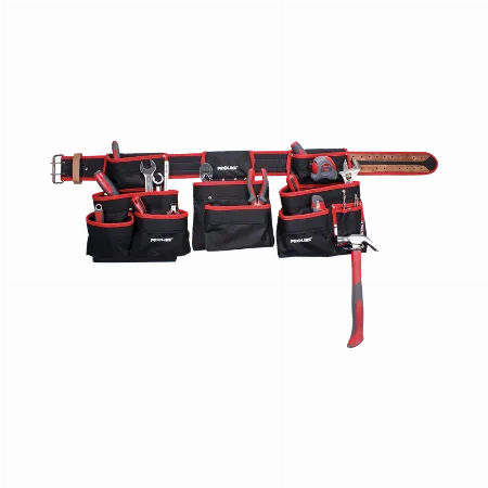 Centura Piele cu 16 Buzunare Poliester 75-113CM
