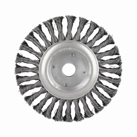 Perie disc din sarma rasucita cu orificiu 22 mm, 175 mm