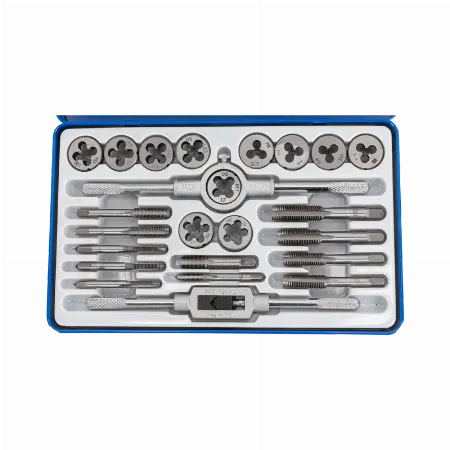 Trusa tarozi si filiere cu accesorii M5-M12 - 24 piese