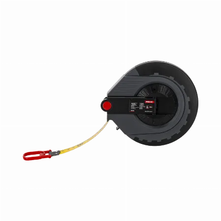 Ruleta lunga cu banda din fibra de sticla intarita Proline 20303, 30 m