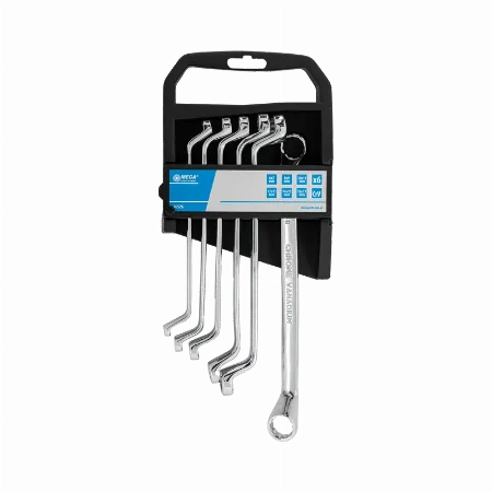 Set chei inelare cotite CR-V 6-17 mm - 6 piese Mega 36526