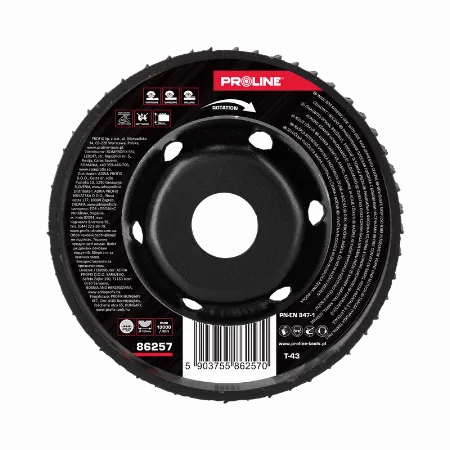 Disc convex raspel frontal-lateral 120 mm