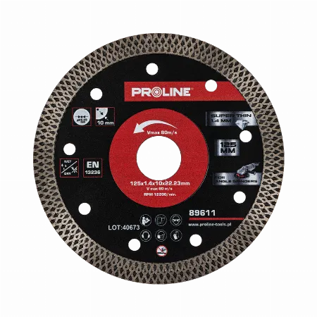 Disc diamantat de taiere 125x1.4x22.23 mm Proline 89611