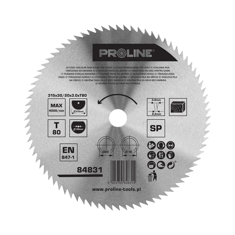 Disc Circular pentru Lemn 315MM / 60D.