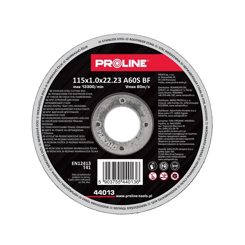 Disc Debitare Inox 115X1.0MM / A60S